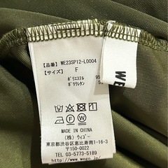 お話し中　美品　冬生地　WEGO ワンピースの画像