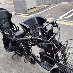 Panasonic gyutto電動アシスト自転車 3人乗りチャイルドシート付き の画像