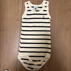 【美品2着】プチバトー6M/67センチ　ロンパース／カバーオールの画像