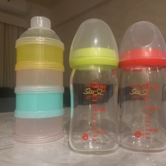 【新生児】哺乳瓶＆ミルク＆ミルトン【出産準備】の画像