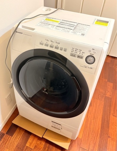 超美品 SHARP ドラム式洗濯乾燥機 7kg / 3.5kg【ES-S7D】