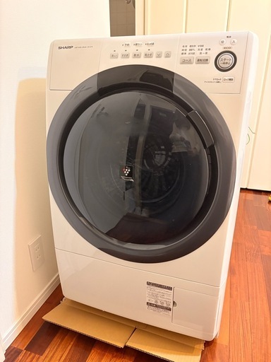 超美品 SHARP ドラム式洗濯乾燥機 7kg / 3.5kg【ES-S7D】