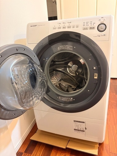 超美品 SHARP ドラム式洗濯乾燥機 7kg / 3.5kg【ES-S7D】