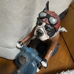 犬の置物の画像