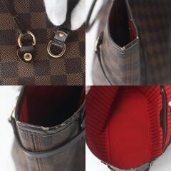 ルイヴィトン N51105 トートバッグ ブラウン  LOUIS VUITTON ネヴァーフルMM 廃盤 ダミエの画像