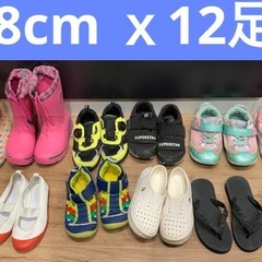 キッズ　まとめ売り スニーカー サンダル 長靴 上履き　レインブーツ　計27足の画像