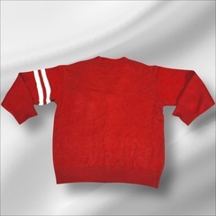 ディズニーランド購入 ミニー ニットカーディガン ユニセックス Ｌサイズ 赤の画像