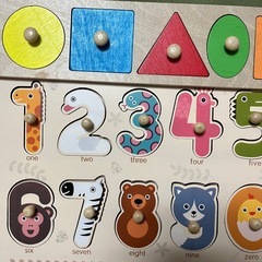 【0歳〜】形と数字(どうぶつ)のパズルの画像