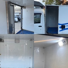 ダイハツ　ハイゼットトラック　4WD カラーアルミ保冷車 走行4万キロ　AC AT (小型エアーポンプ付き)業者向けの画像
