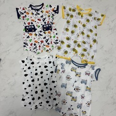 ロンパースセット 肌着 カバーオール 70/80cm まとめ売り 西松屋の画像