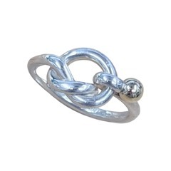 ティファニー  リング・指輪 シルバー  TIFFANY&Co. ラブノット #12の画像