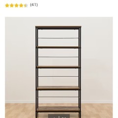 完売商品　ニトリ 棚　オープンシェルフ N ステイン 1680 BR の画像