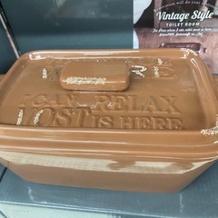 未使用 陶器の入れ物の画像