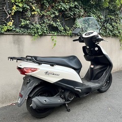 アドレス125 美車 実働車自賠責たっぷり令和12年4月まで スクリーン付　ウーバー、通勤通学に スマホホルダー付の画像