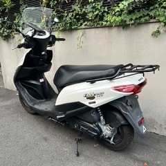 アドレス125 美車 実働車自賠責たっぷり令和12年4月まで スクリーン付　ウーバー、通勤通学に スマホホルダー付の画像