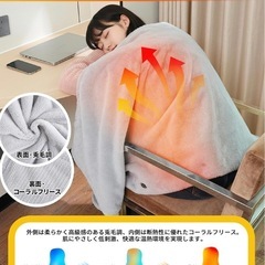 【新品未開封】電気毛布 電気ブランケット 3段階温度調節　4000円の画像