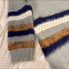 ニット　秋冬　ワンピース　あったかいの画像