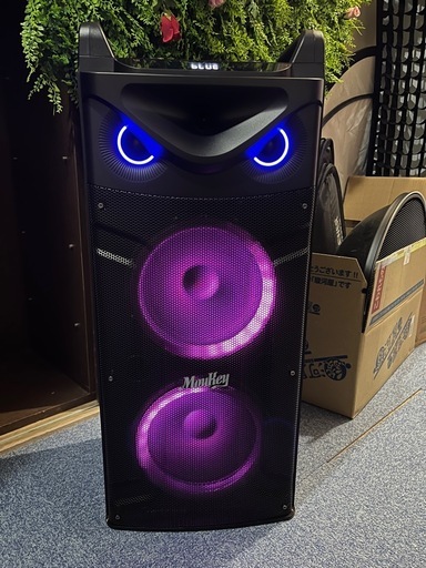 Bluetoothスピーカー　カラオケマイク付