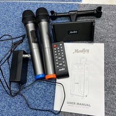 Bluetoothスピーカー　カラオケマイク付の画像