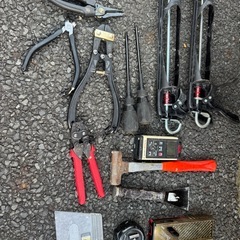 建築手工具セット！おまけにミニブロアつきの画像