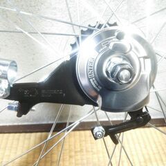 ★２７インチ★LEDオートライト＋６段ギア後輪set★ローラーブレーキ★タイヤ新品★③の画像