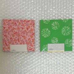 和紙おりがみ おりかた絵巻つき 4柄各色入 2つセットの画像