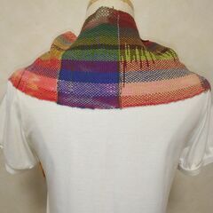 ストール　さをり織りの画像