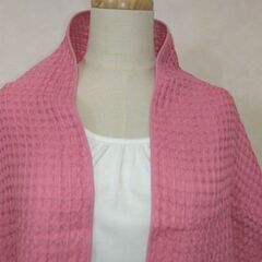 ストール　ピンク②の画像