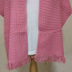 ストール　ピンク②の画像