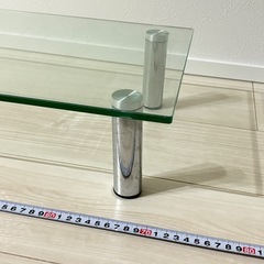 テンパーガラス　ディスプレイ台の画像