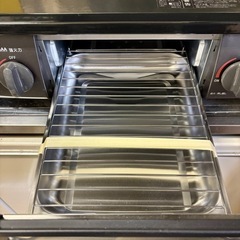 ガスコンロ　ブラックの画像