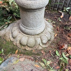 （直接引取限定）石の燈篭　京都・阪急桂　トウロウの画像