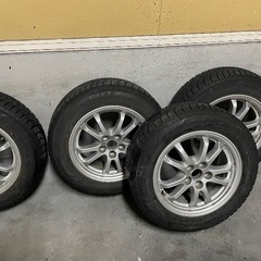 新型シエンタなどに　プリウス純正アルミホイール&185/65R15スタッドレスタイヤセット！の画像