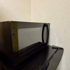 電子レンジ 18L ブラックの画像