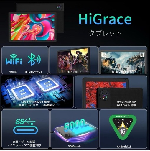 【新品】タブレット