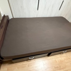 【アイリスオーヤマ】コンセント付きセミダブルの画像