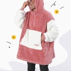 着る毛布 ショート丈 2点セットの画像