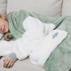 着る毛布 ショート丈 2点セットの画像