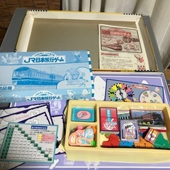 JR日本旅行ゲーム1987エポック社　当時物の画像