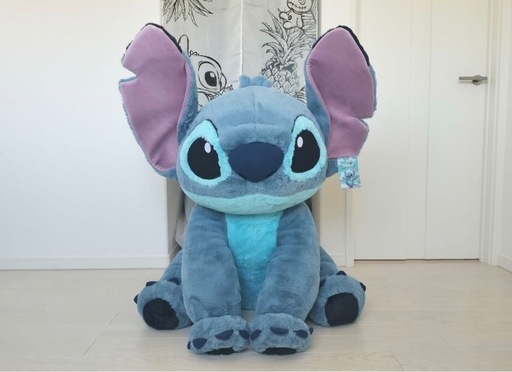 [新品] コストコ スティッチ 特大ぬいぐるみ BIGサイズ ブランケット入り