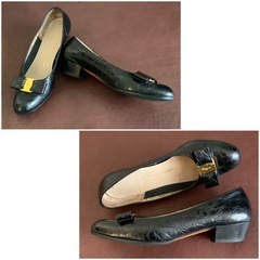 サルバトーレフェラガモ【23.5㎝位】パンプス☆クリーニングお手入れ済6337の画像