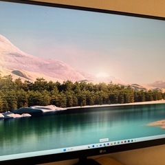 LG 4Kモニター27インチ モニターアーム付の画像