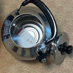 未使用保管品 ステンレス製広口笛吹きケトル5.0L DAITONA  H-1740の画像