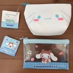 【新品&美品】シナモロールグッズ 7点セット ポーチ ヘアバンド キーホルダーの画像