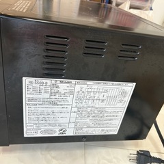 【故障】シャープ　電子レンジ　オーブン付の画像