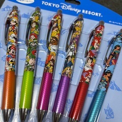 東京ディズニーリゾート ボールペン 6本セットの画像
