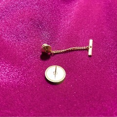 ★【自由の女神像島 ヴィンテージ ネクタイピン ラペルピン ボックス付き 】★美品★の画像