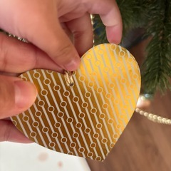 150㎝クリスマスツリーとオーナメントの画像