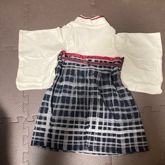赤ちゃん用袴風ロンパース の画像