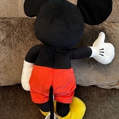 【新品】ミッキーマウス ぬいぐるみ 大 中 2体セットの画像